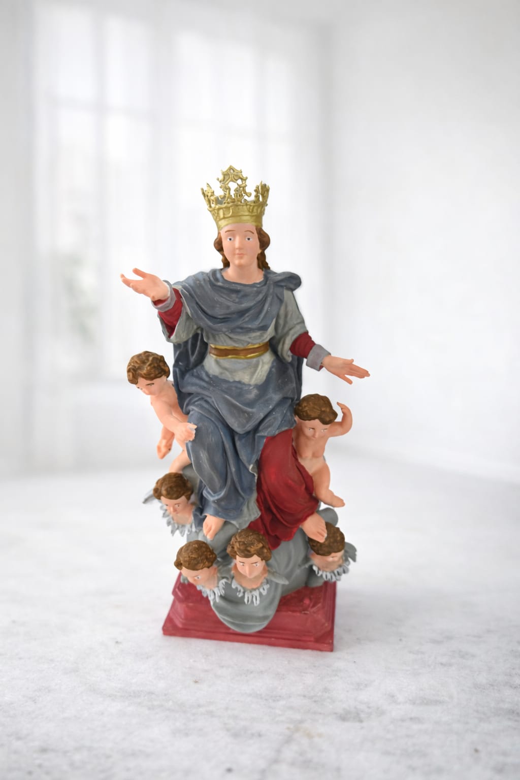Madonna Assunta con Angeli – Statua Devozionale
