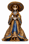 Statuetta - La dama del silenzio dorato