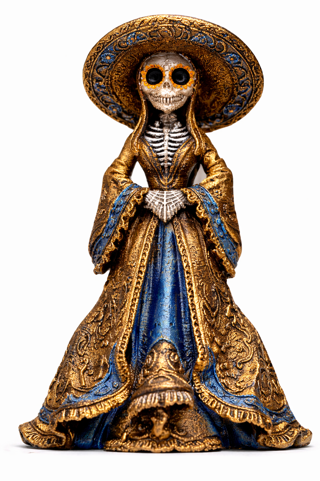 Statuetta - La dama del silenzio dorato