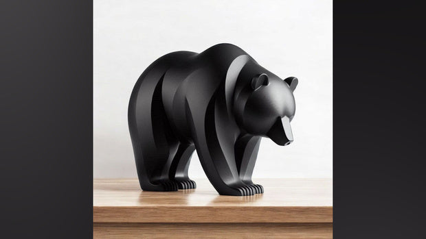 Statuetta orso - ARCTOS  La Presenza Essenziale