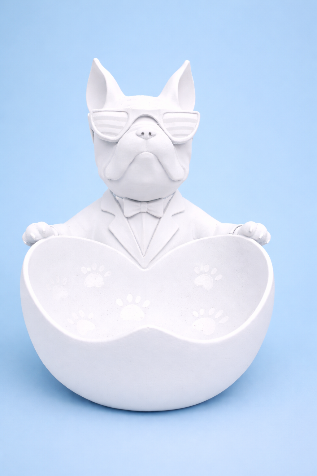 Sir Bau – Svuotatasche Bulldog di Lusso con Papillon