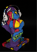 Gorilla Thinker – Scultura di Design con Cuffie