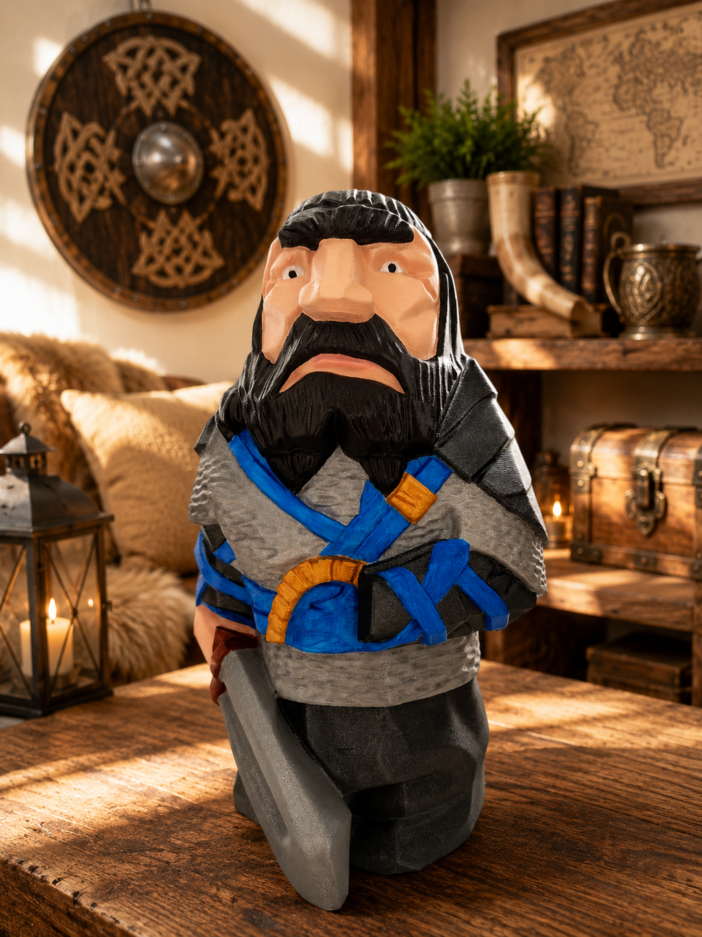 Vichingo decorativo - Ragnar Scudo d’Ombra