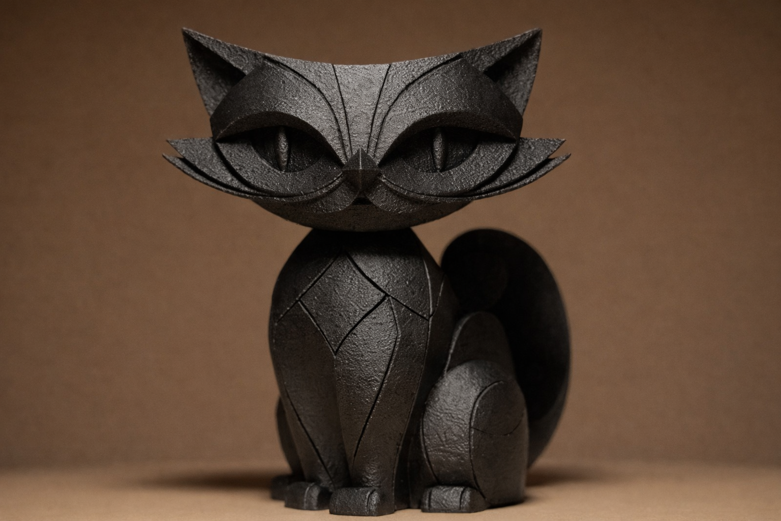 Statuetta di Gatto- LYRA , Lo Sguardo Ironico