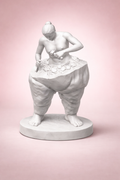 Rinascita Scolpita donna- statua decorativa