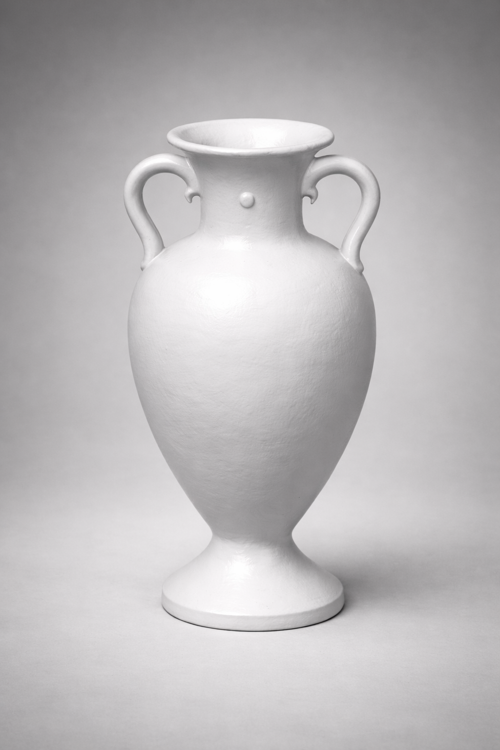 Vaso Anfora Egizia Bianco