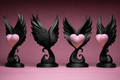 Statuetta cuore alato - Winged Heart