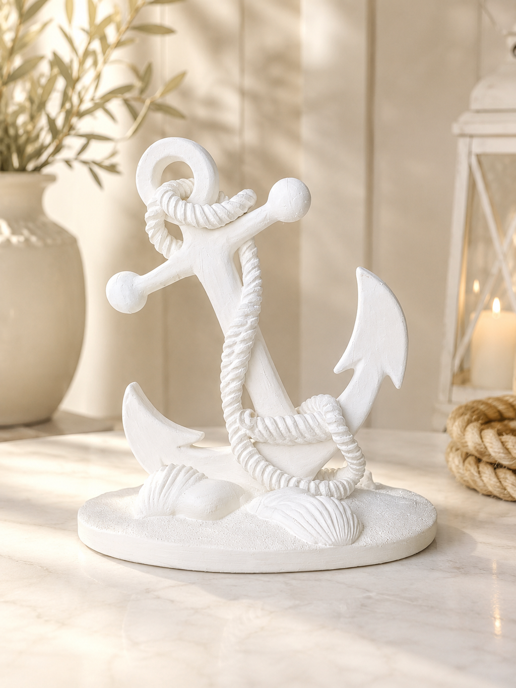 Ancora Decorativa Marina con Corda Nautica