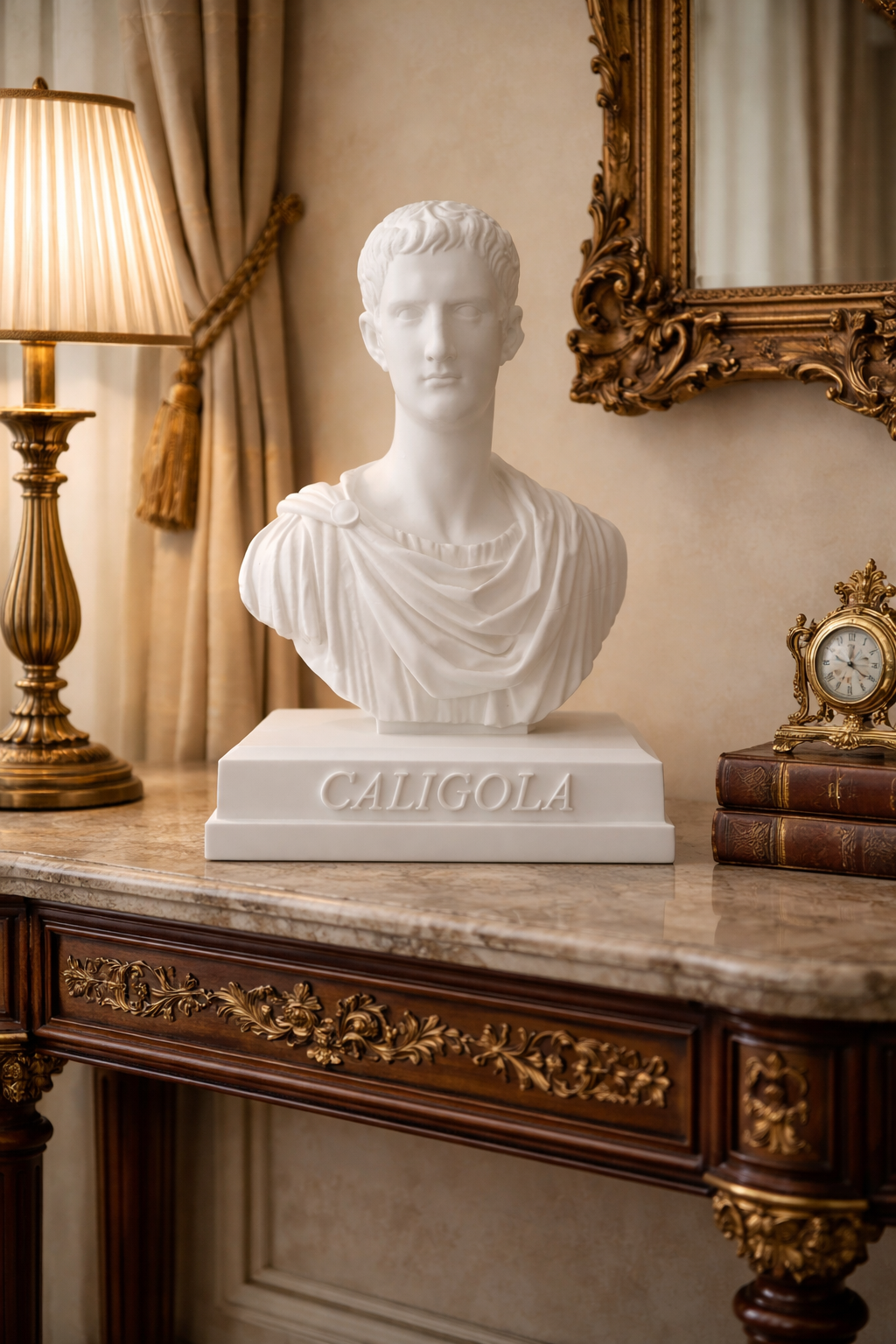 Busto Caligola – Stile imperiale e design distintivo