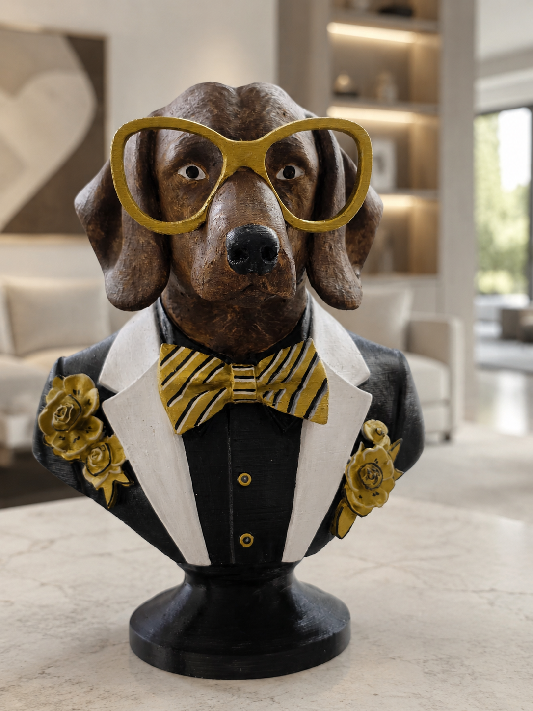Busto cane elegante