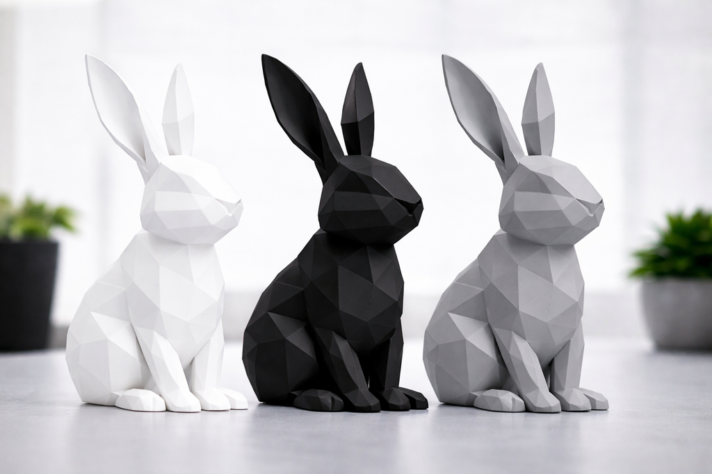 Coniglio low-poly