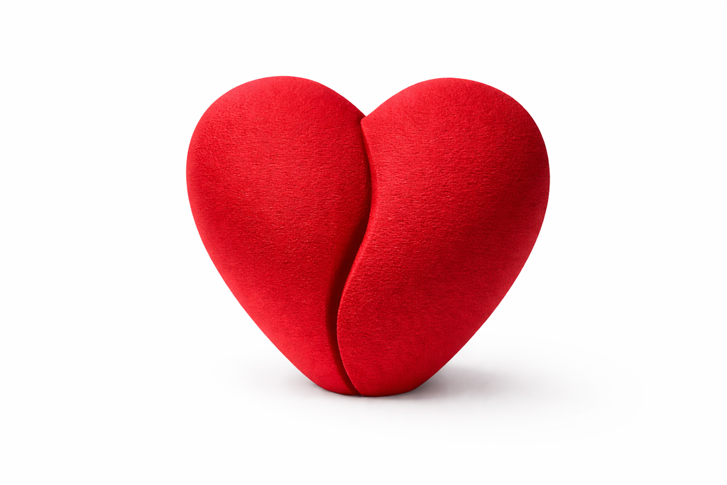 Statuetta decorativa - Cuore unito
