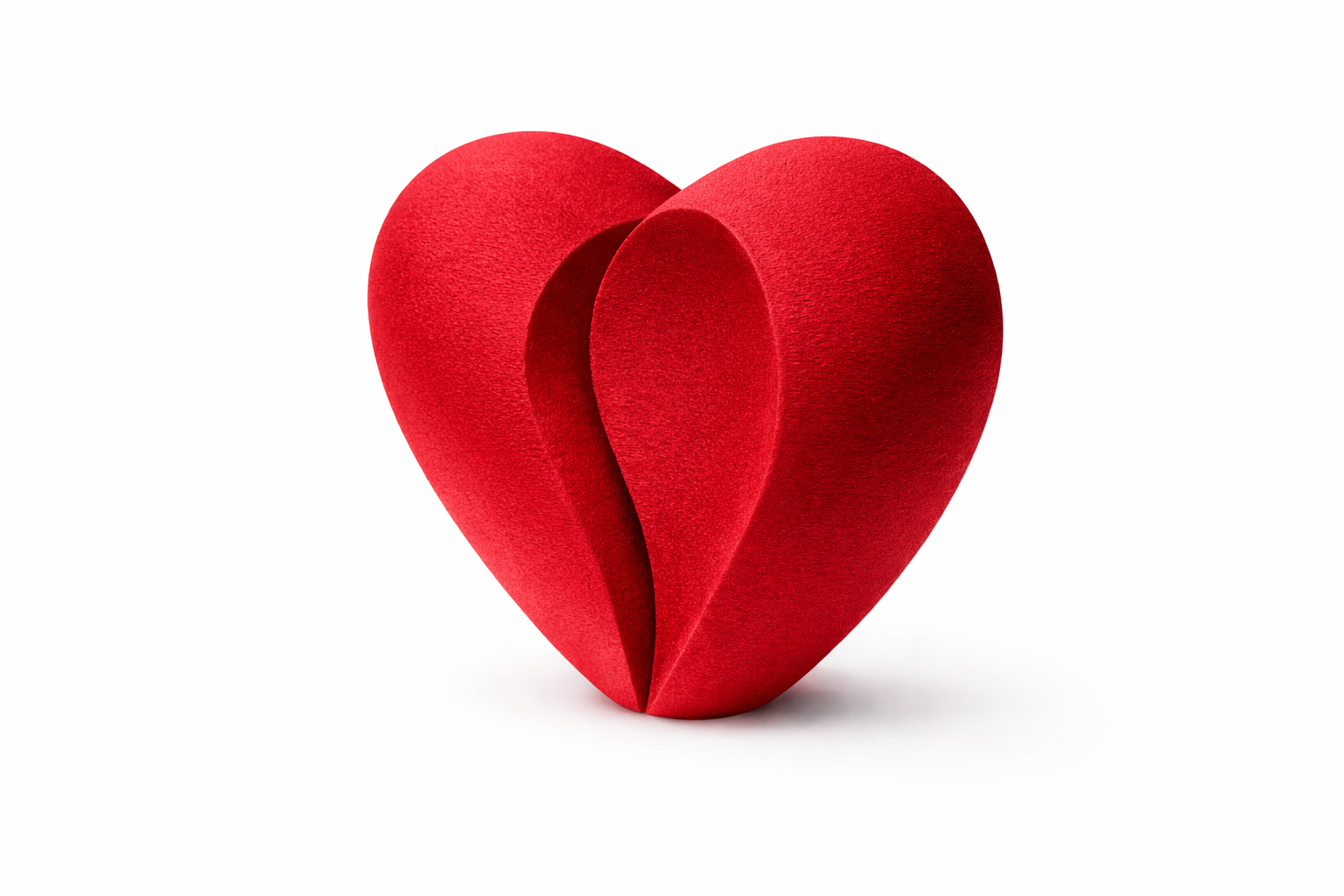 Statuetta decorativa - Cuore unito