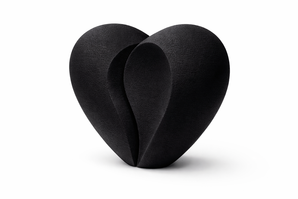 Statuetta decorativa - Cuore unito