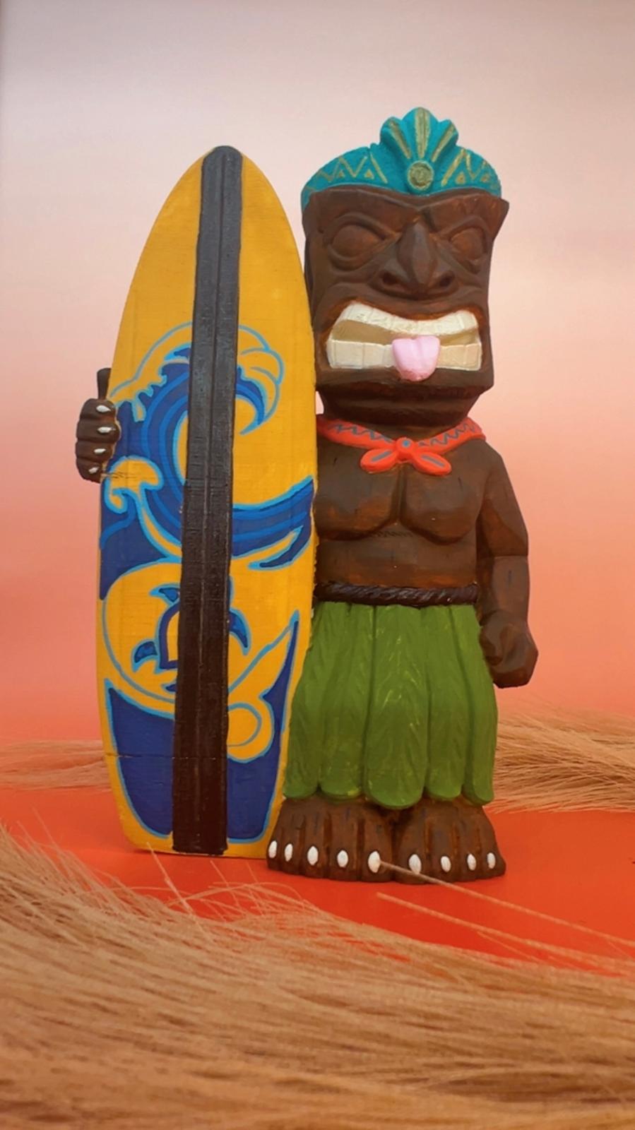 Statuetta Nalu – Il Tiki Surfista