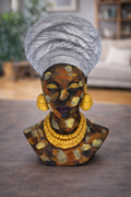 busto d'imperatrice africana- Makeda, La Visionaria