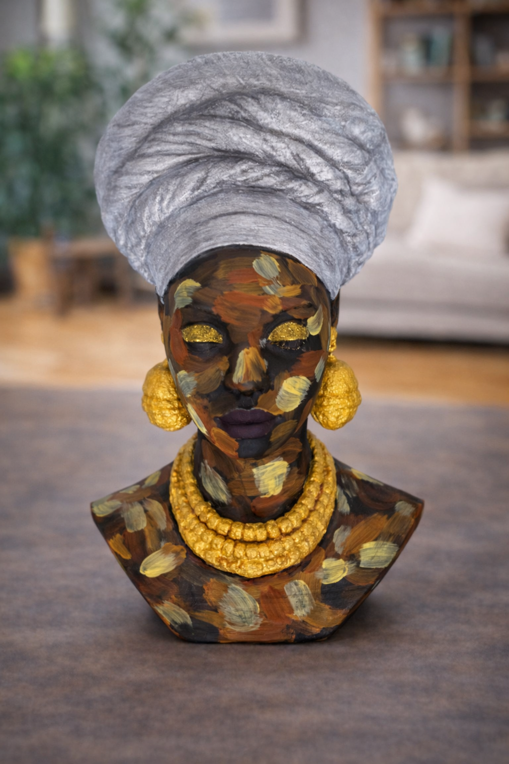 busto d'imperatrice africana- Makeda, La Visionaria