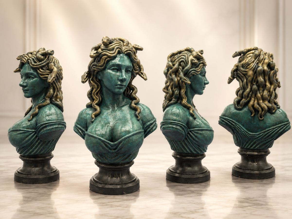 Statuetta - Medusa Aurea
