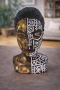 busto guerriera africana- Nzinga, La Guerriera (Angola)