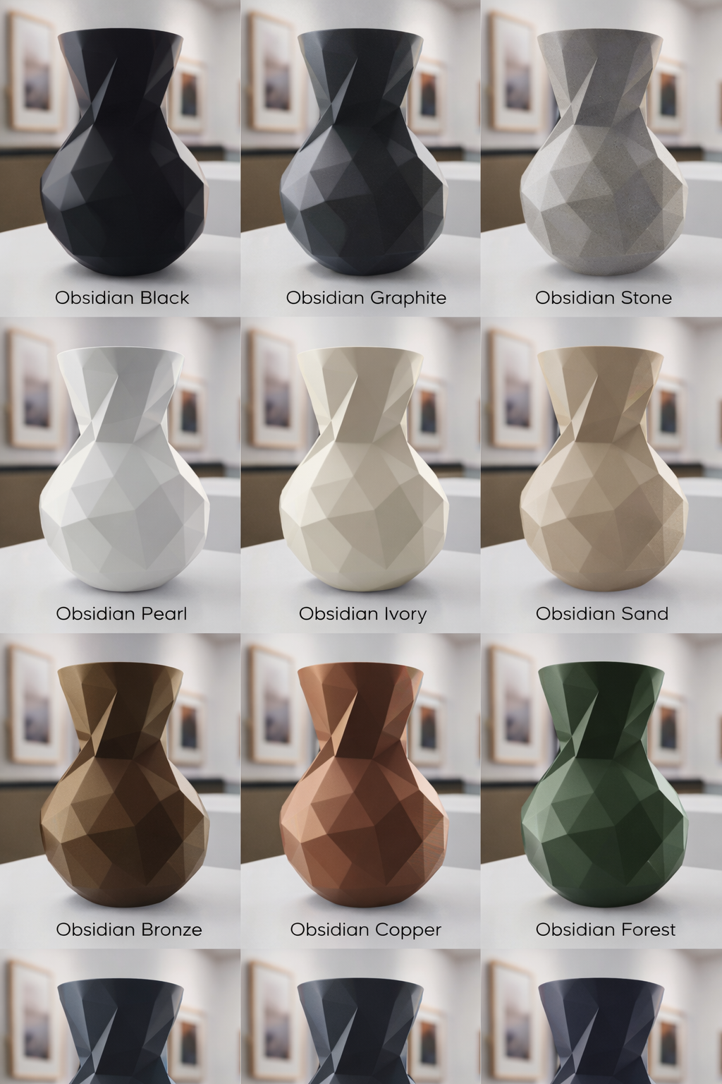 Vaso Obsidian